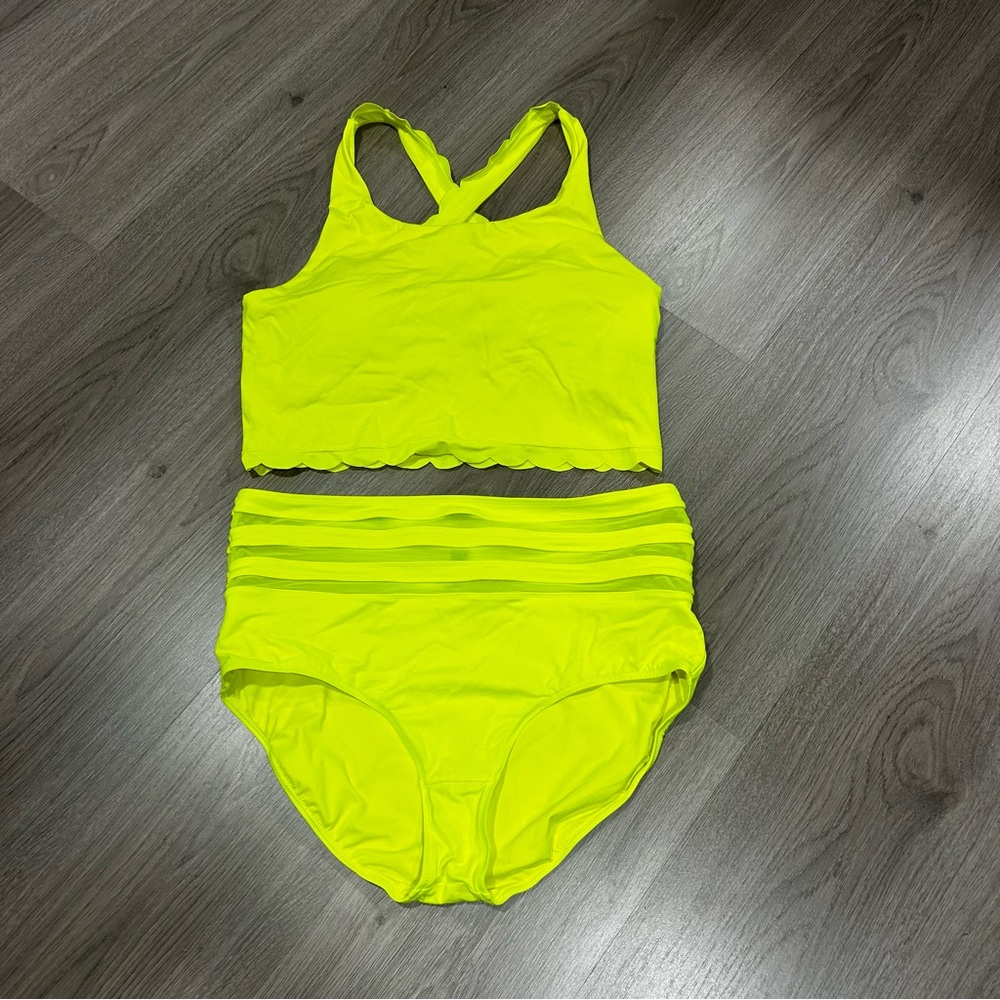 KIAVA Neon Yellow Bikini Set